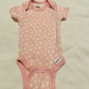 Gerber newborn heart onesie